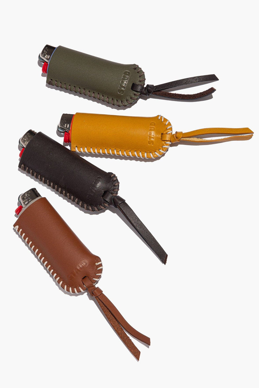 PYRE LEATHER LIGHTER COVER GOLDENROD - Image 5