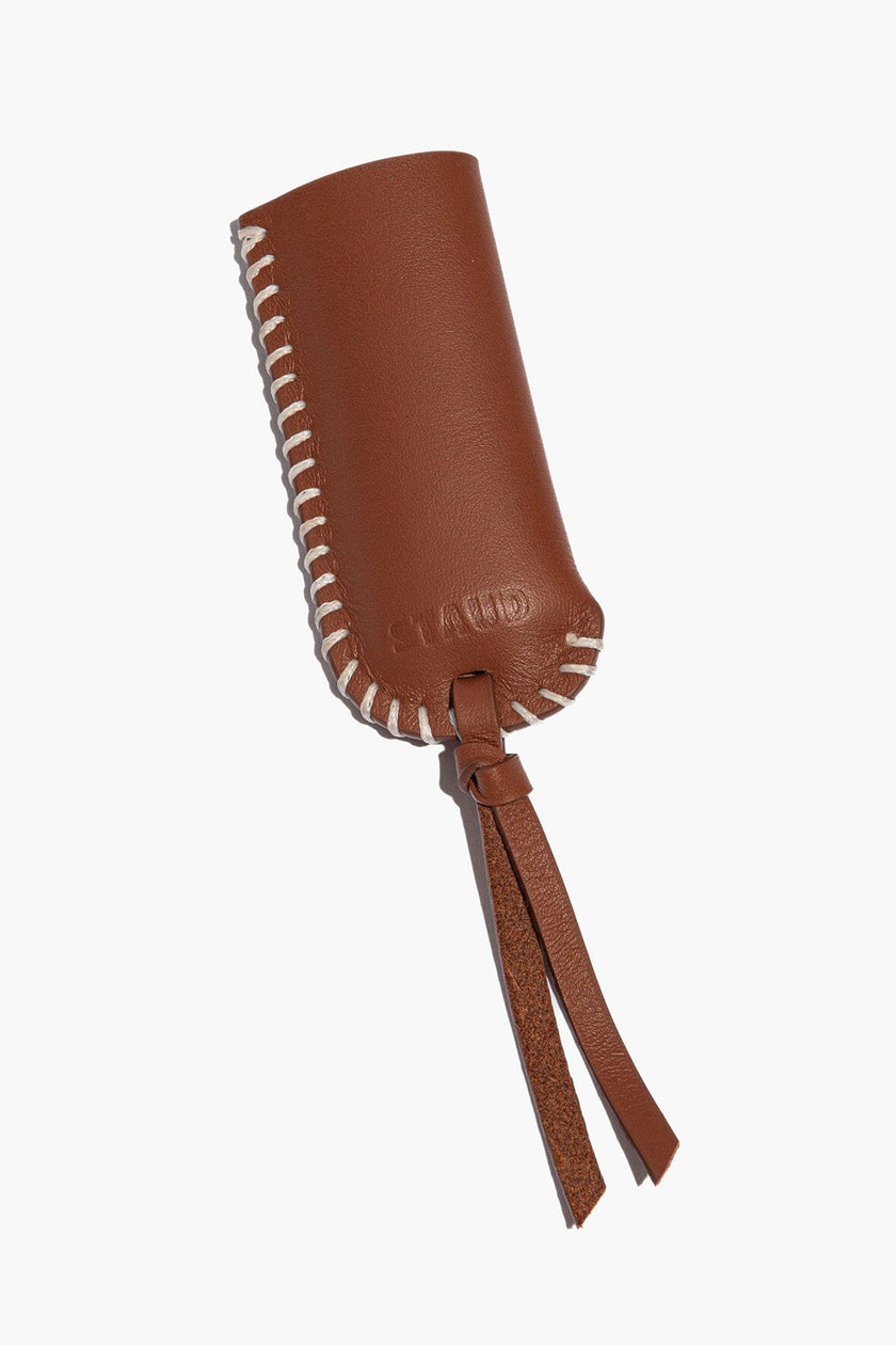 PYRE LEATHER LIGHTER COVER TAN - Image 3