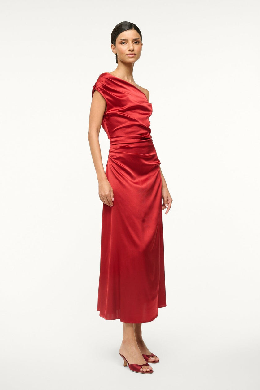 PHARE SILK DRESS ROUGE - Image 2