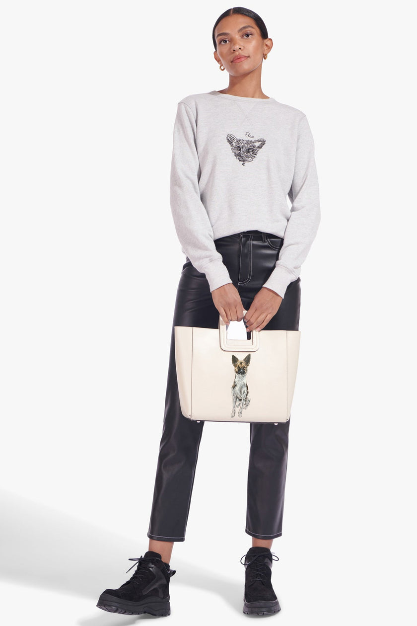 CUSTOM SHIRLEY LEATHER BAG  CREAM - Image 3