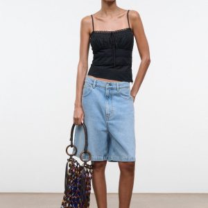HALIE TOP  BLACK