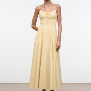 MARGI DRESS  BUTTER