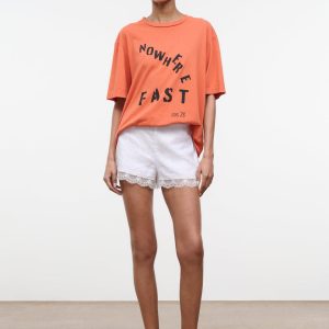 VON LINEN SHORT WHITE