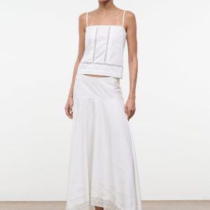 AINSLEY SKIRT IVORY