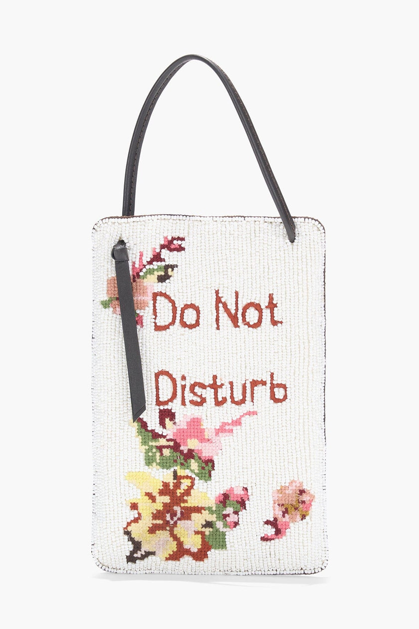 BEADED DOOR SIGN DO NOT DISTURB