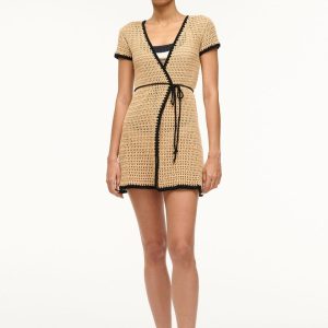 SPRITZ COVERUP DRESS  NATURAL BLACK