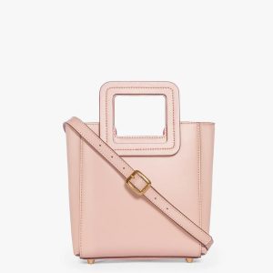 MINI SHIRLEY LEATHER BAG BLUSH