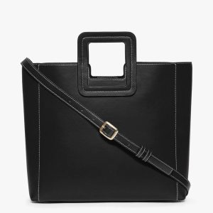 SHIRLEY LEATHER BAG  BLACK