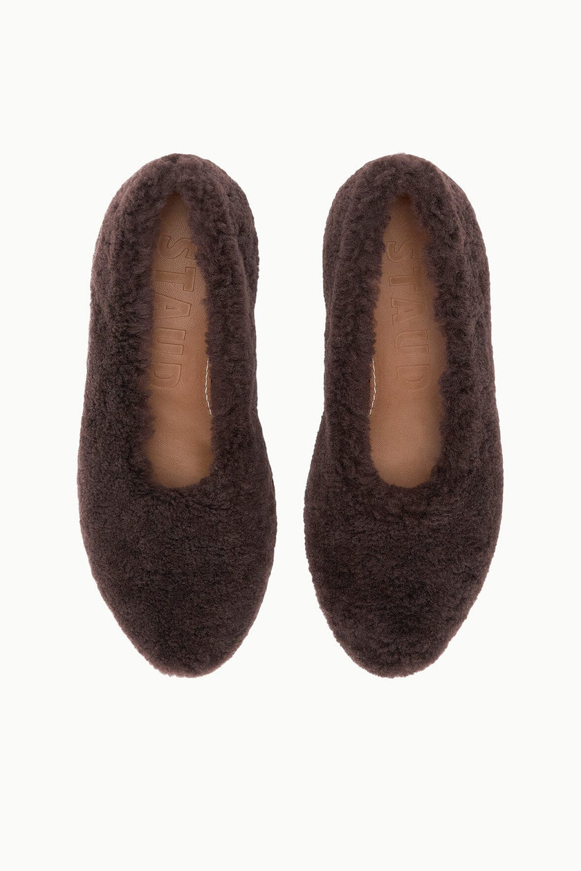 ALBA BALLET FLAT ESPRESSO SHEARLING - Image 7