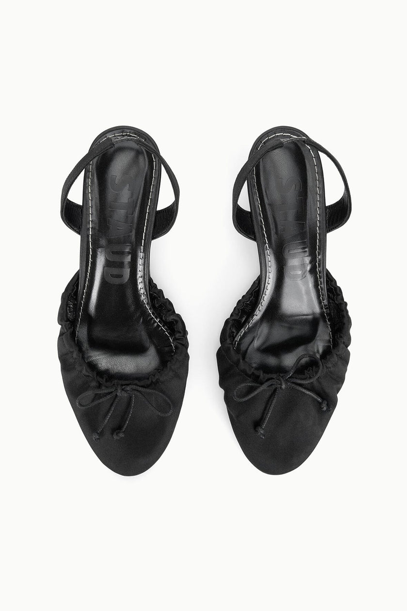 ALBA BALLET SLINGBACK BLACK SATIN - Image 7