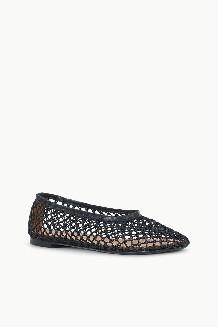 ALBA BALLET FLAT BLACK NETTING - Image 5