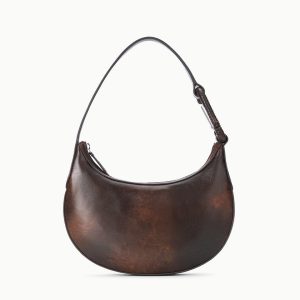 ALDEN SHOULDER BAG ESPRESSO DISTRESSED