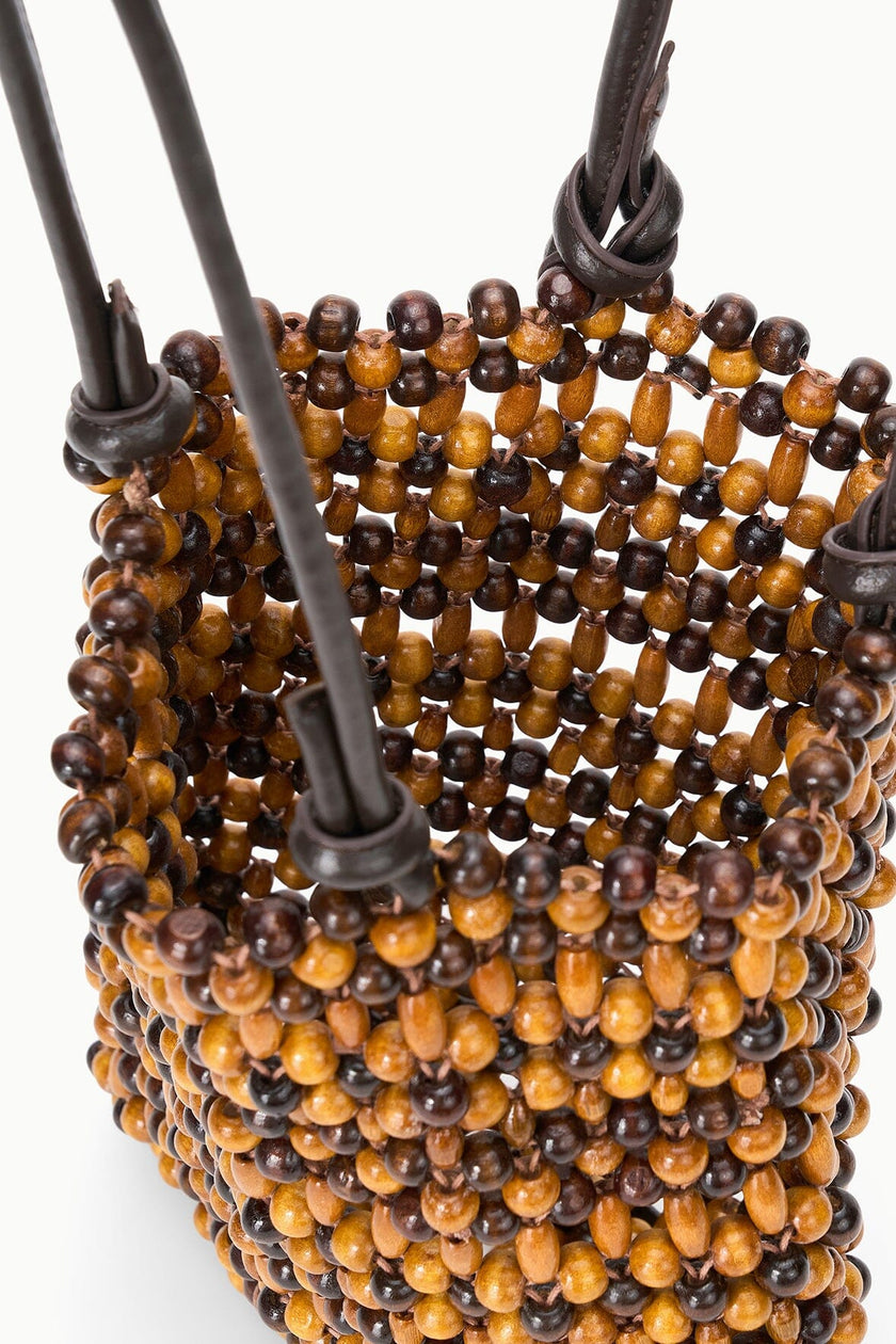 BAJA MINI TOTE MULTI WOOD BEADS - Image 5
