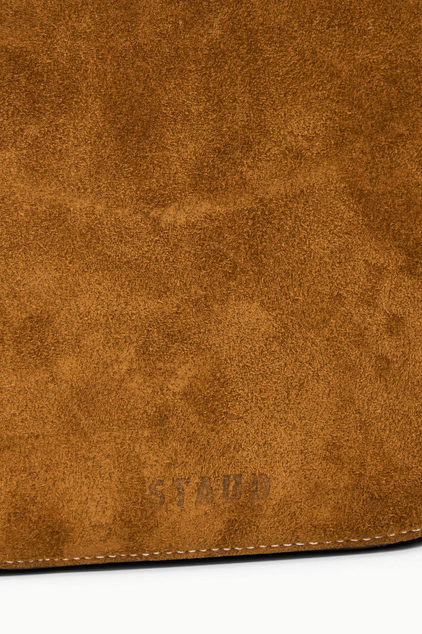 BELLA SADDLE BAG TAN SUEDE - Image 7