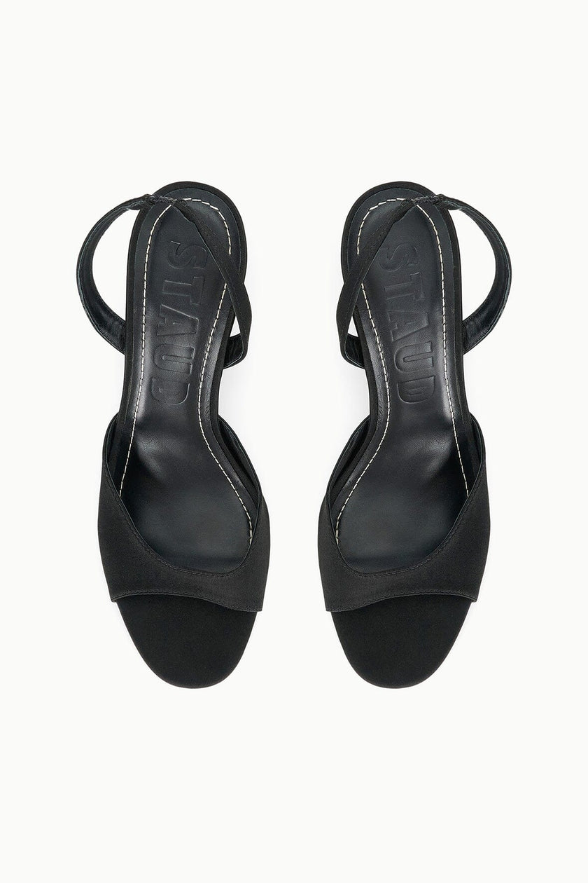 BRIGITTE HEEL BLACK SATIN - Image 7