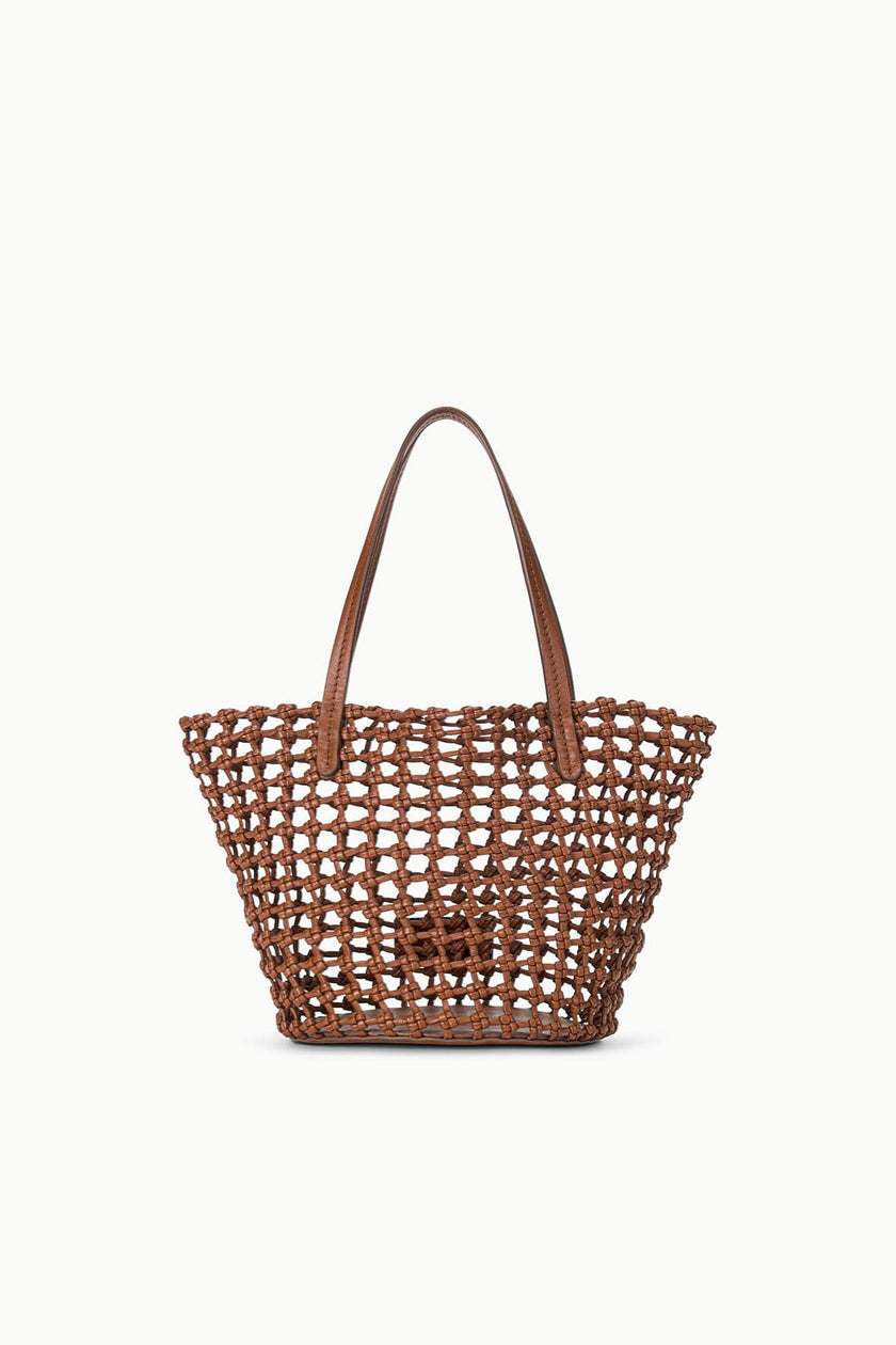 CARO BUCKET BAG TAN WOVEN