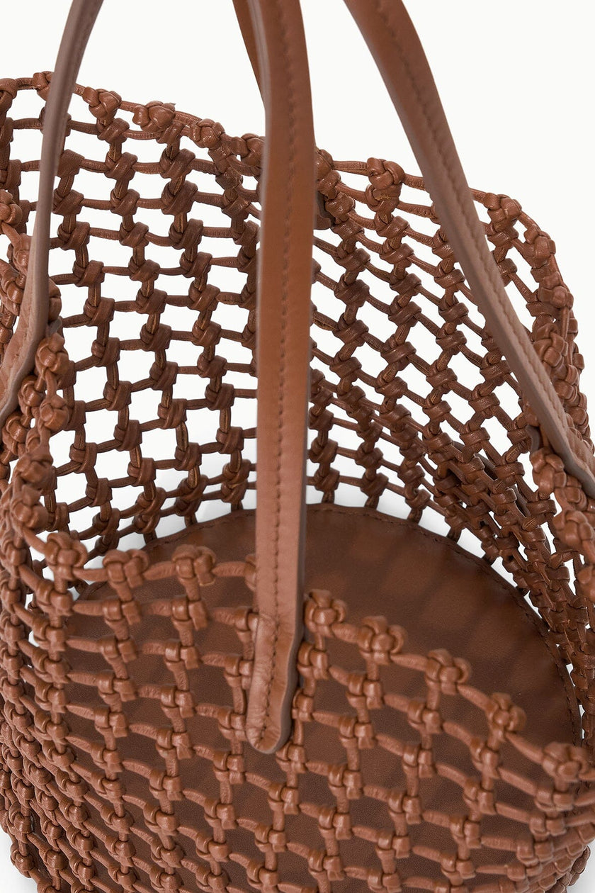 CARO BUCKET BAG TAN WOVEN - Image 7