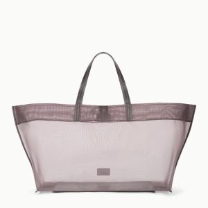 CHRISTOS LARGE MESH TOTE ESPRESSO