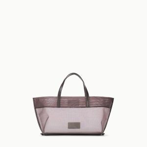 CHRISTOS MINI MESH TOTE  ESPRESSO