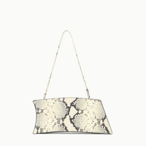 COCO SHOULDER BAG WHITE SNAKE