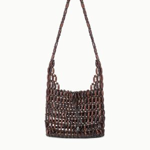 CORONADO BAG  WOOD BEADS