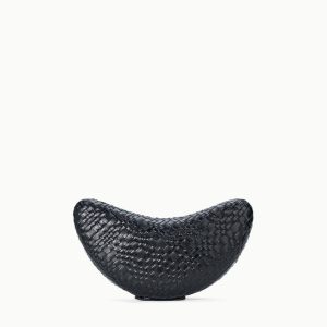 CRESCENT CLUTCH BLACK