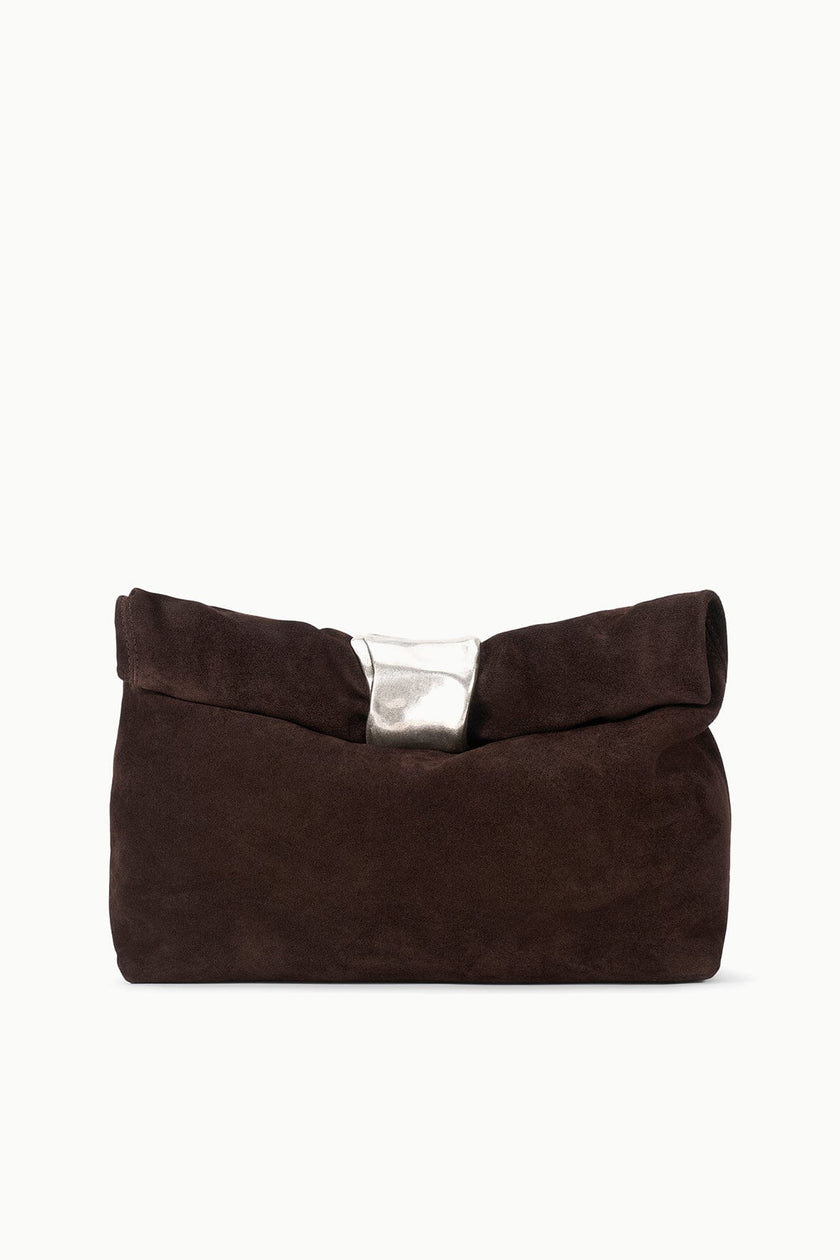 CUFF CLUTCH ESPRESSO SUEDE - Image 3