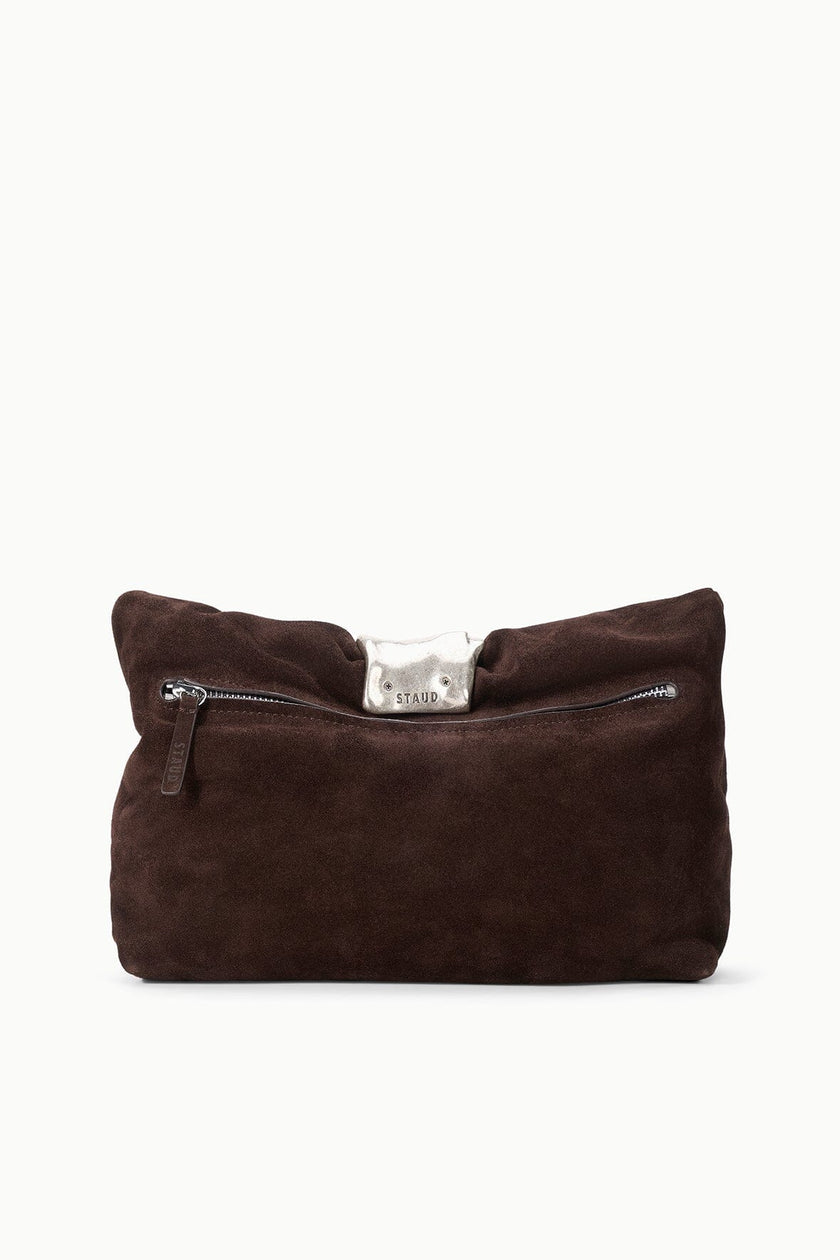 CUFF CLUTCH ESPRESSO SUEDE - Image 5
