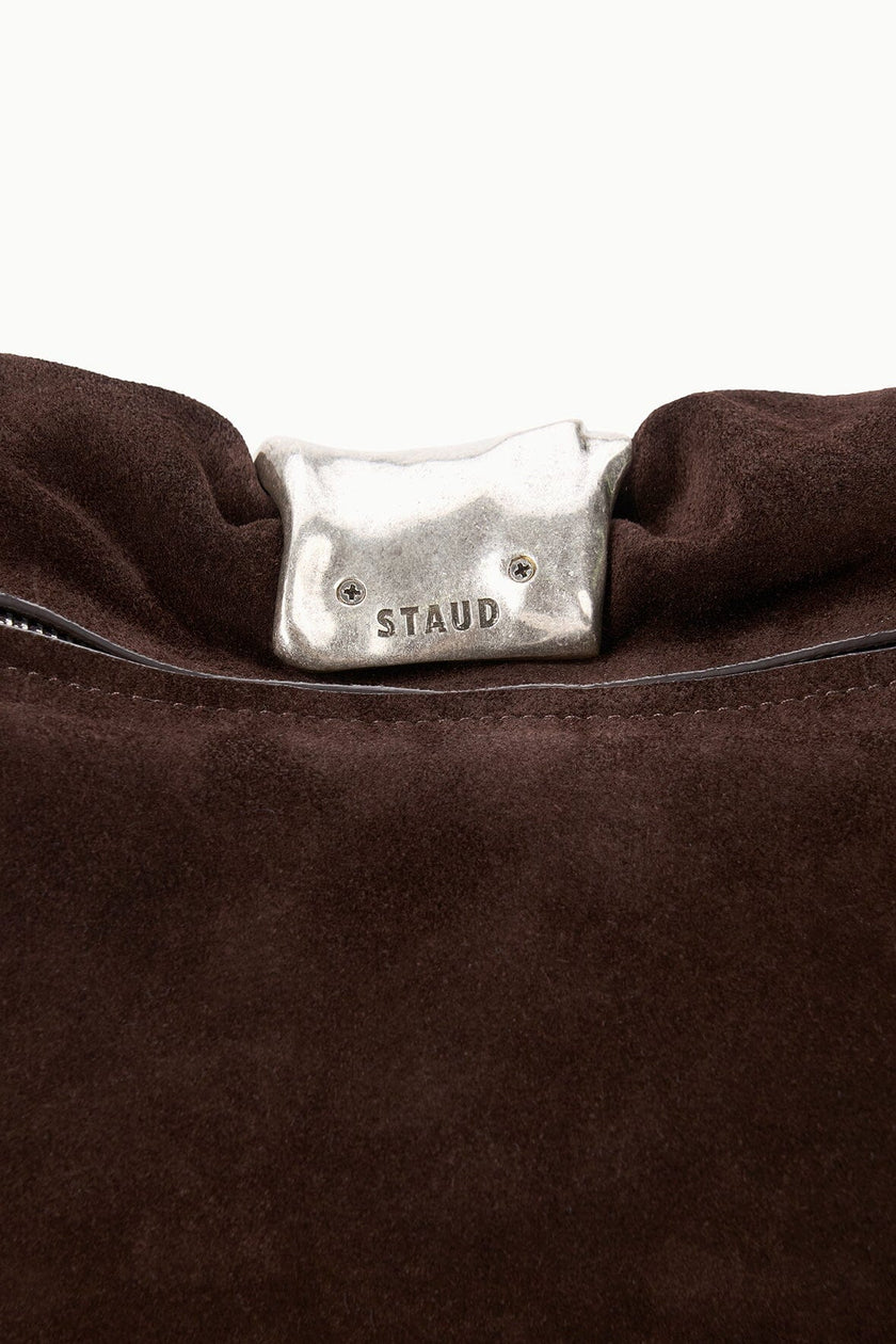 CUFF CLUTCH ESPRESSO SUEDE - Image 7