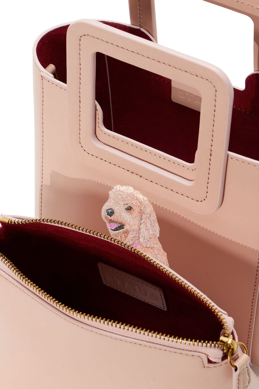 CUSTOM MINI SHIRLEY LEATHER BAG BLUSH - Image 6