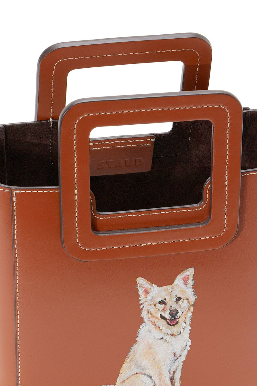 CUSTOM MINI SHIRLEY LEATHER BAG TAN - Image 5