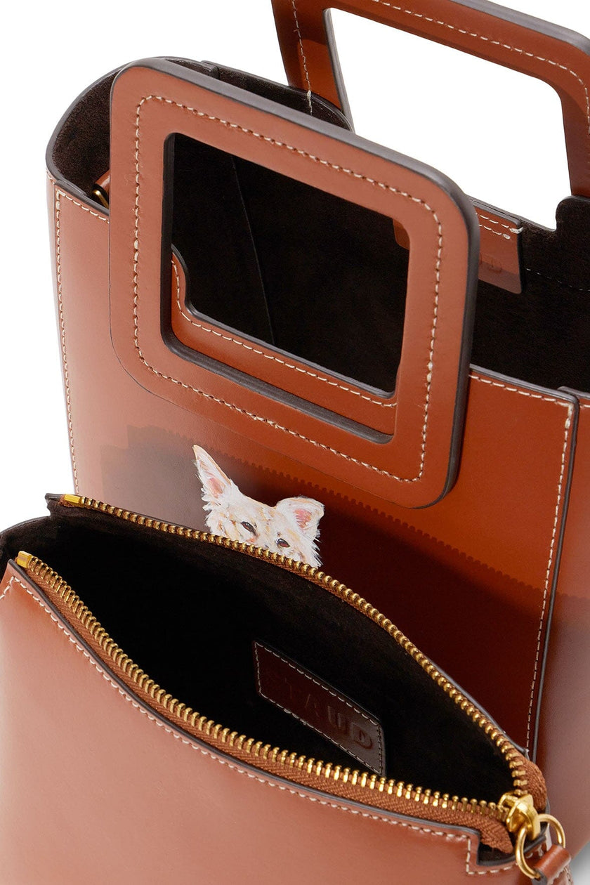 CUSTOM MINI SHIRLEY LEATHER BAG TAN - Image 6