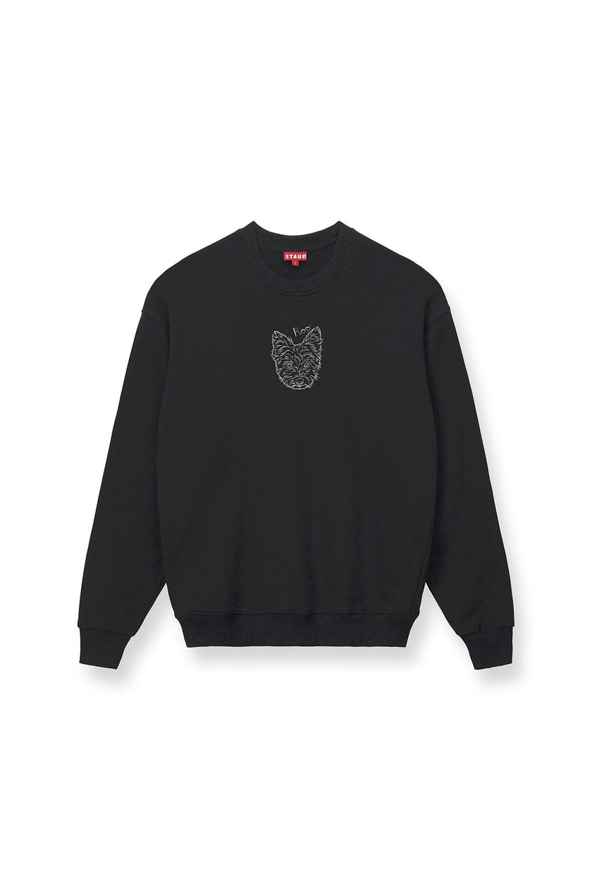 CUSTOM STAUD x C.BONZ OVERSIZED SWEATSHIRT BLACK - Image 3
