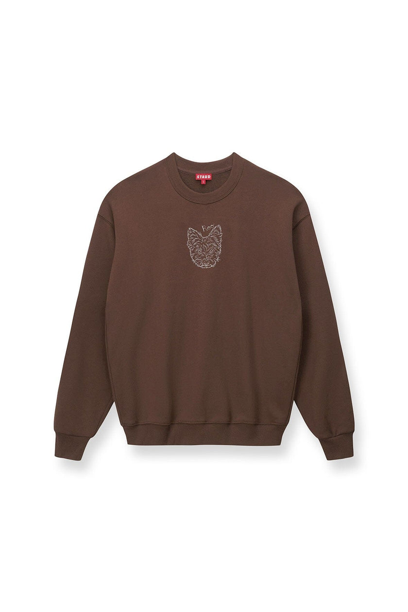 CUSTOM STAUD x C.BONZ OVERSIZED SWEATSHIRT BROWN - Image 7