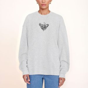 CUSTOM STAUD x C.BONZ OVERSIZED SWEATSHIRT GREY