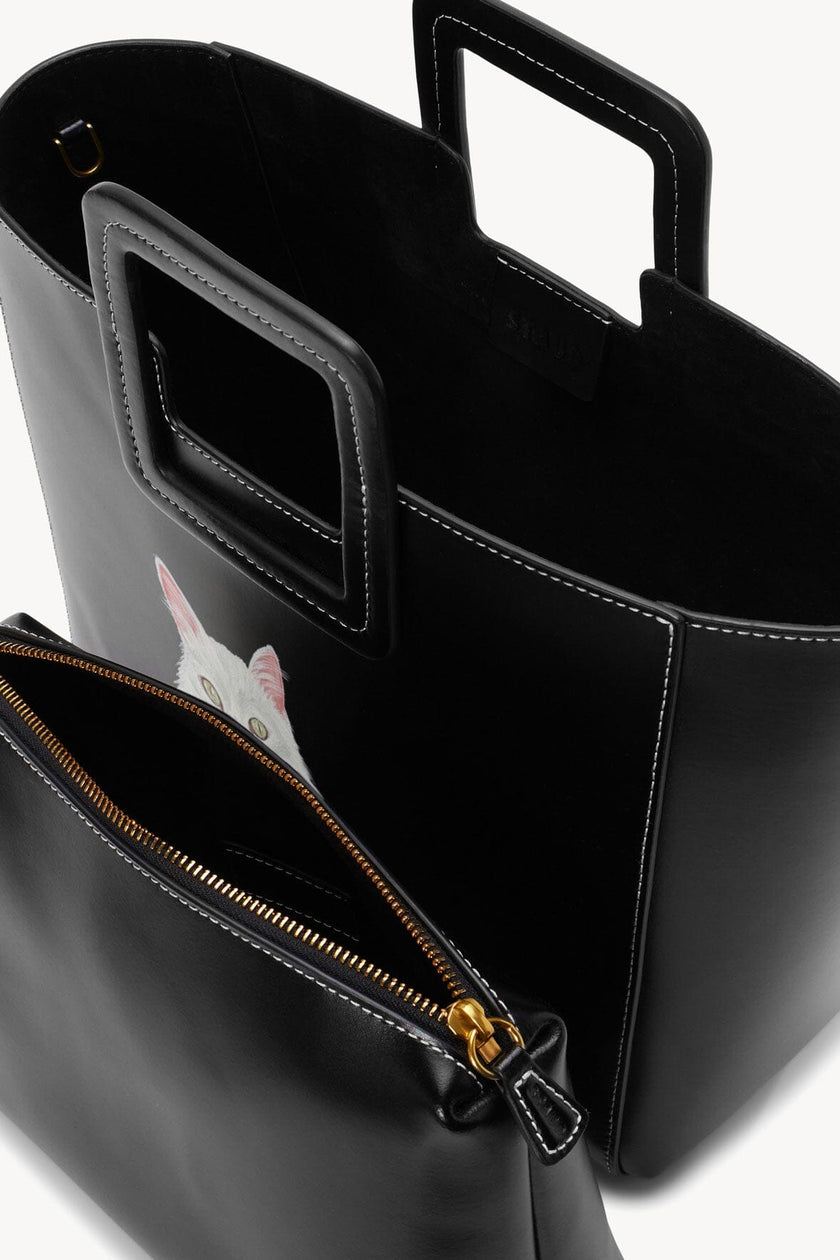 CUSTOM SHIRLEY LEATHER BAG BLACK - Image 8