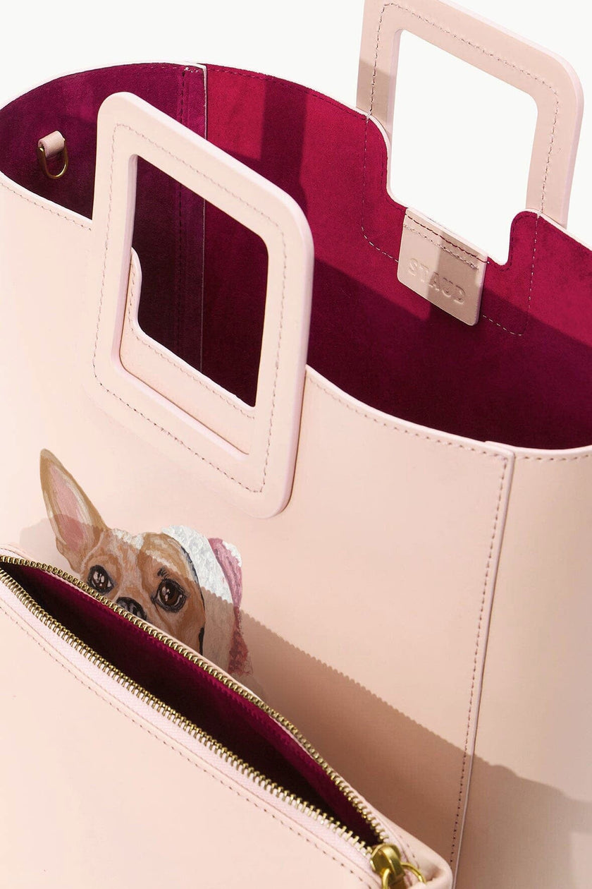 CUSTOM SHIRLEY LEATHER BAG BLUSH - Image 4