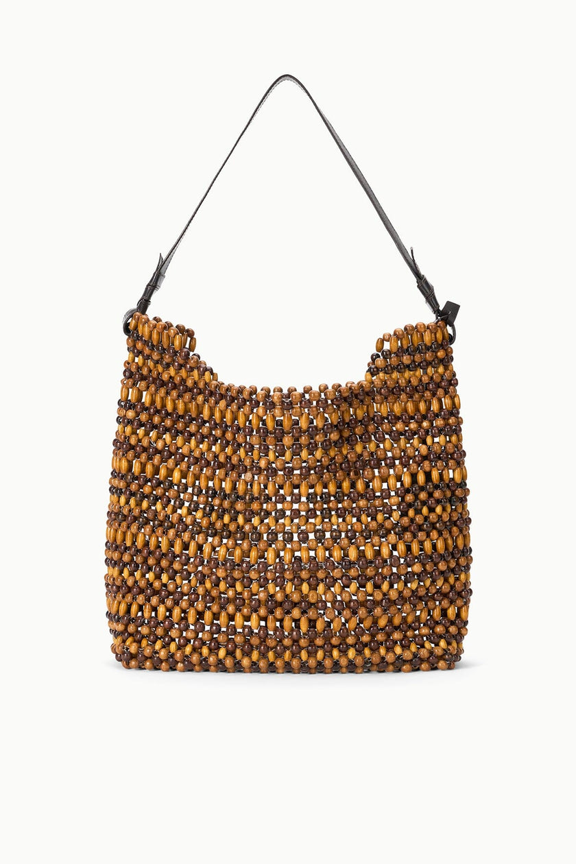 DRIFT SHOULDER BAG MULTI WOOD BEADS - Image 3