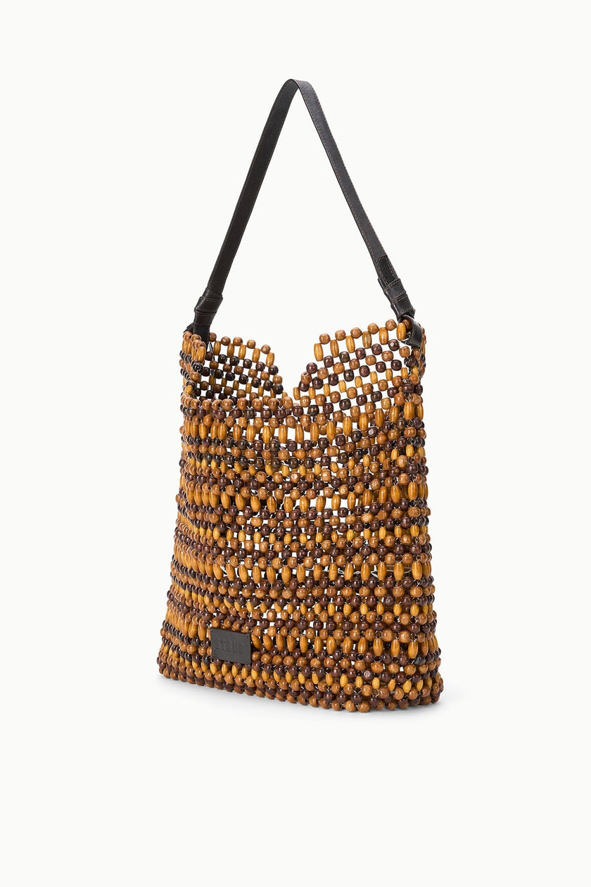 DRIFT SHOULDER BAG MULTI WOOD BEADS - Image 5