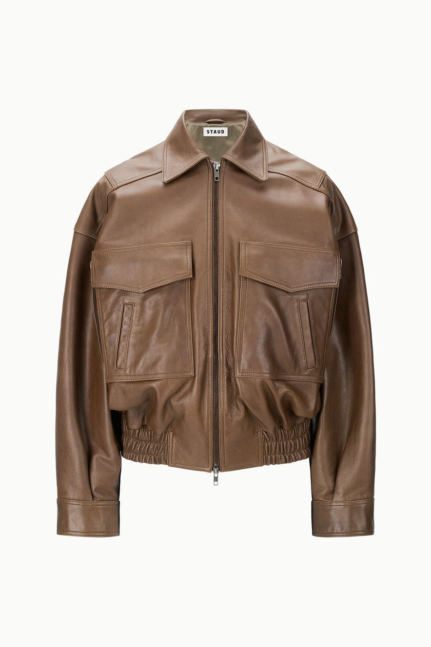 EUGENE LEATHER JACKET TRUFFLE - Image 6