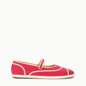 NORA ESPADRILLE FLAT  ROUGE