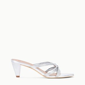 CARRIE MULE  SILVER