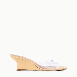 BRIGITTE WEDGE PORCINI PVC