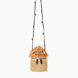 TIKI RAFFIA BAG  NATURAL