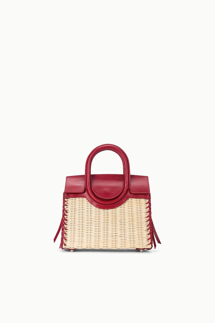 MAUDE MINI WICKER CARRYALL NATURAL ROUGE - Image 3