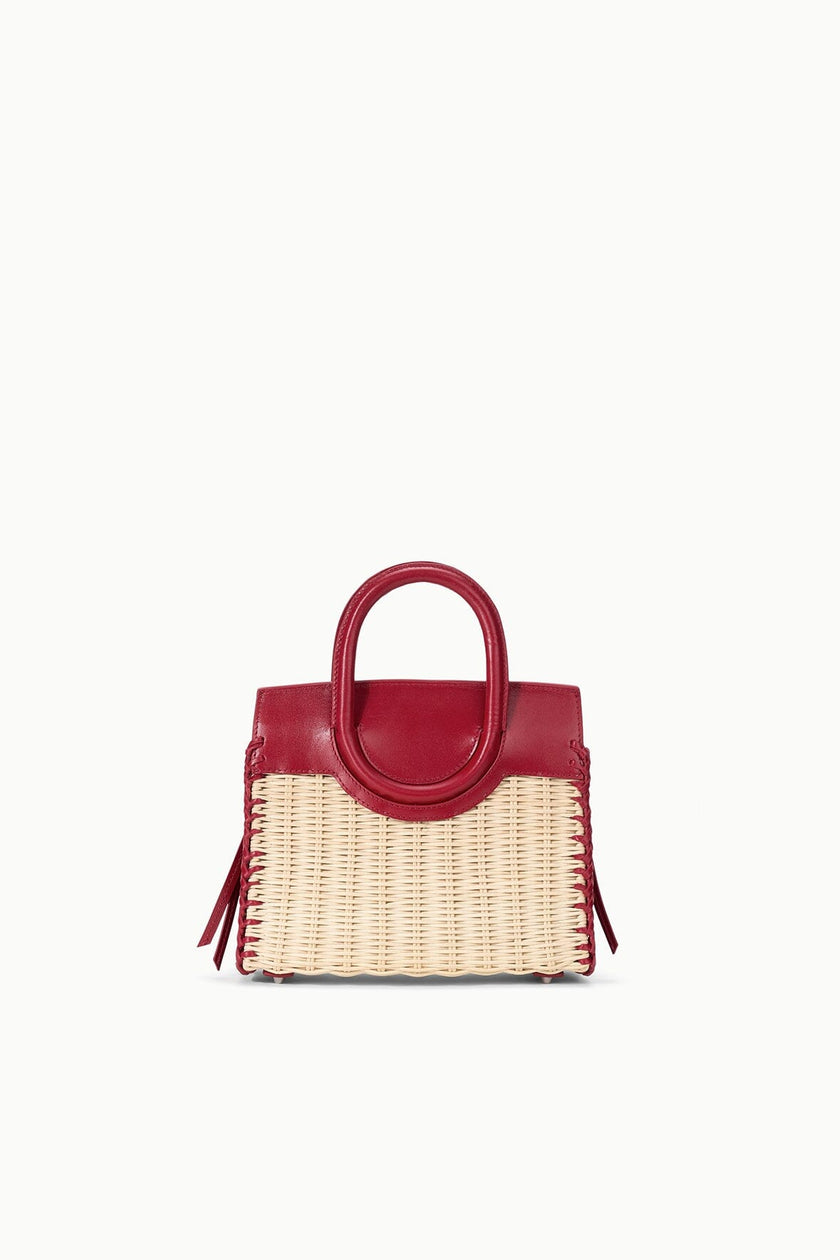 MAUDE MINI WICKER CARRYALL NATURAL ROUGE - Image 5