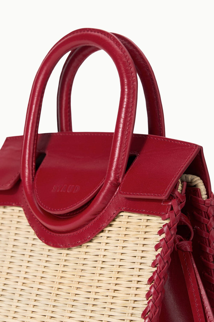 MAUDE MINI WICKER CARRYALL NATURAL ROUGE - Image 7