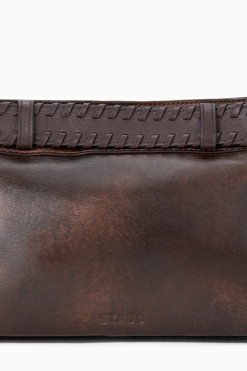 BROOKLYN SHOULDER BAG ESPRESSO DISTRESSED - Image 4
