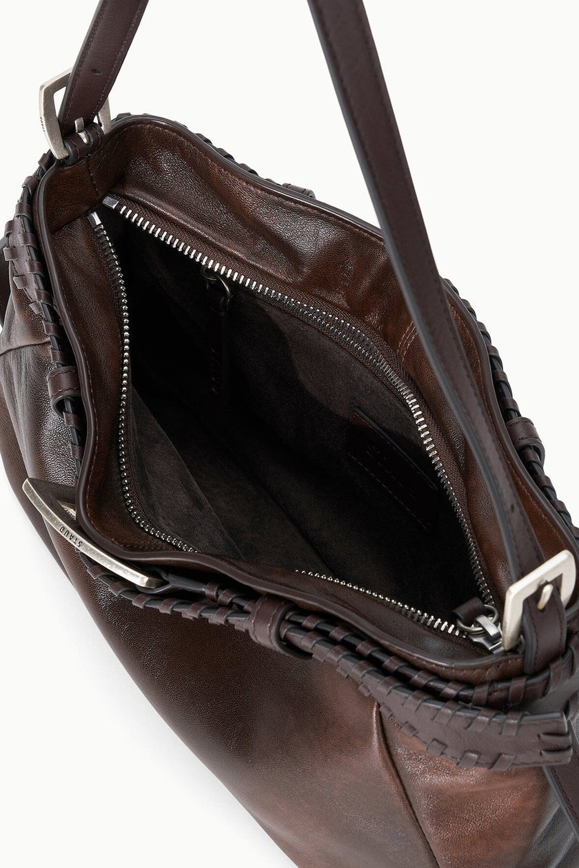 BROOKLYN SHOULDER BAG ESPRESSO DISTRESSED - Image 5