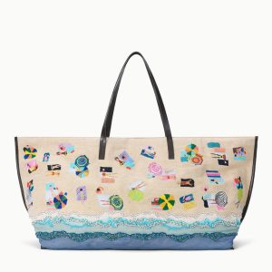 CHRISTOS LARGE TOTE BEACH DAY